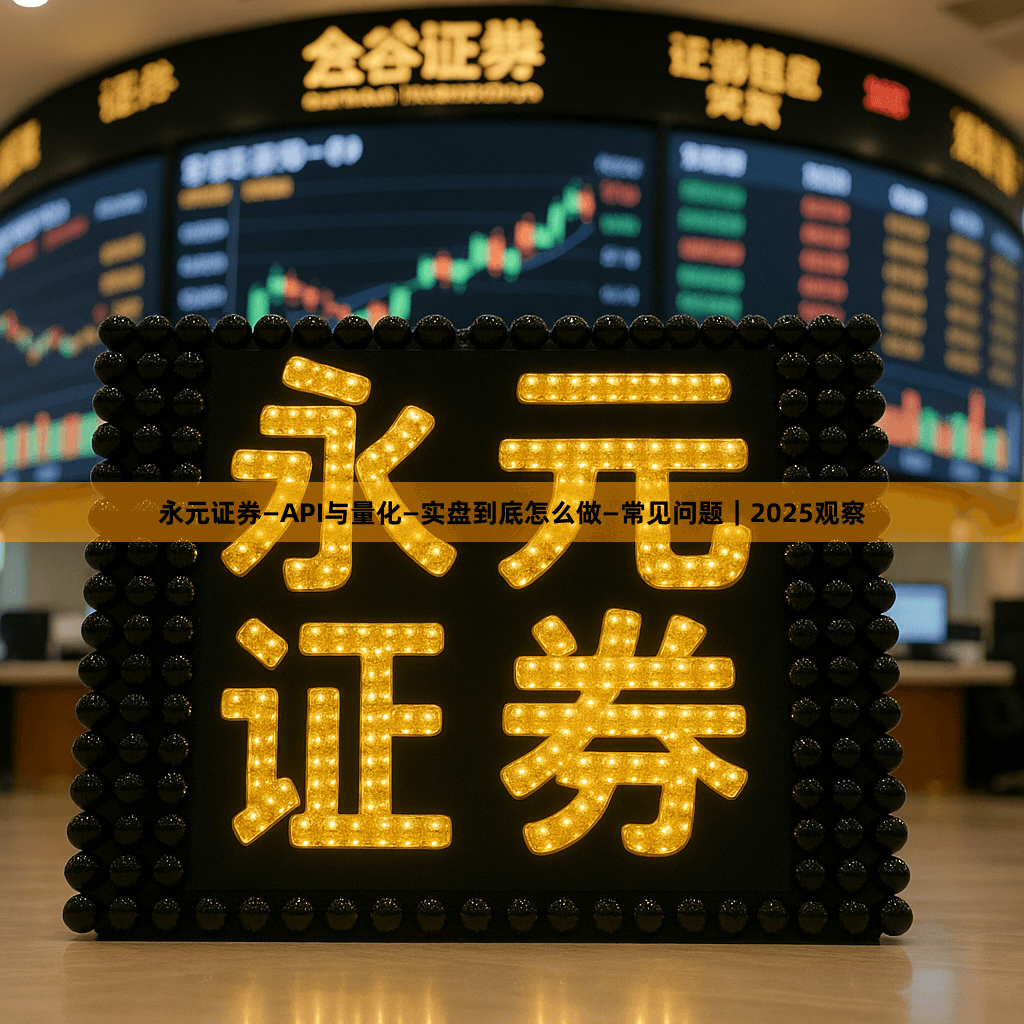永元证券—API与量化—实盘到底怎么做—常见问题｜2025观察